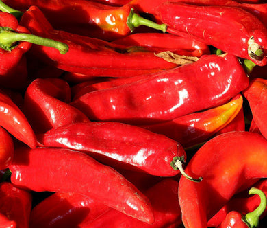 Pepper Sweet Red Marconi Non GMO Seeds - Capsicum 